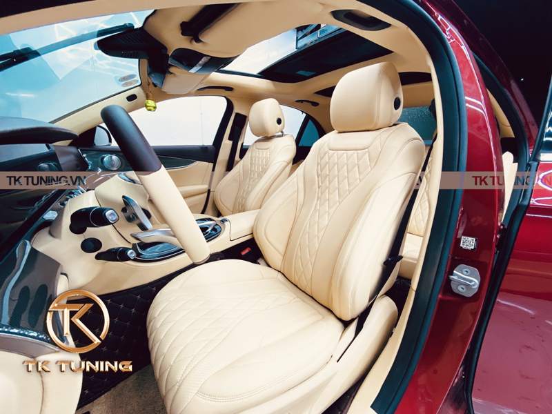 bọc ghế da Mercedes E300 mercedes tại tphcm