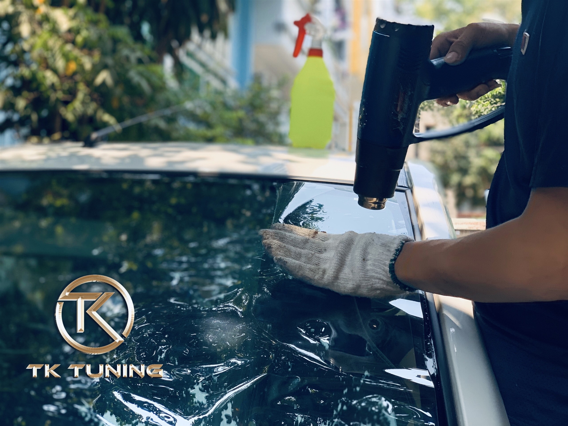 dán phim cách nhiệt cho Mercedes E300