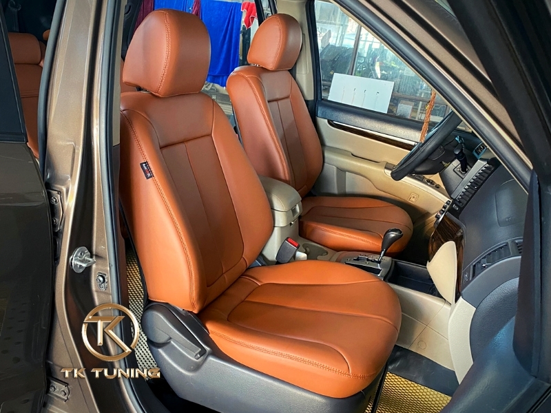 Bọc ghế da nappa xe Hyundai Santafe