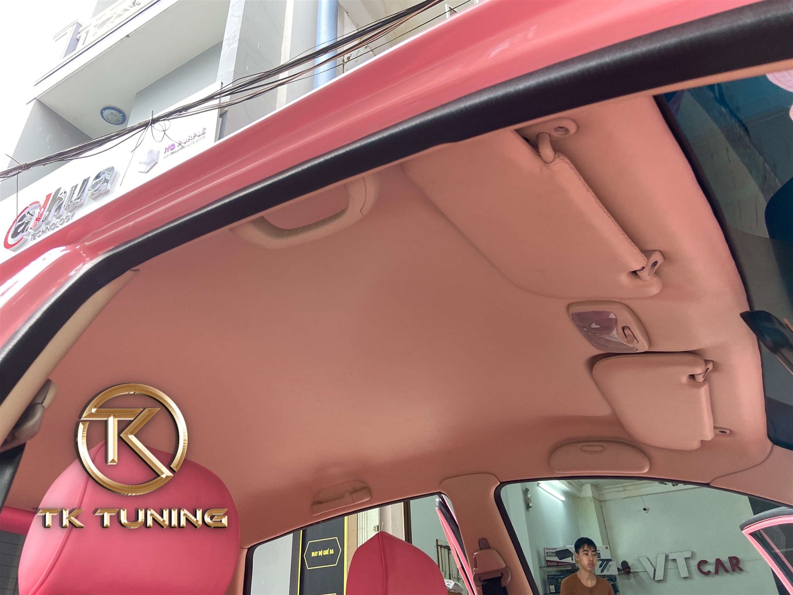 dán trần da cho xe Kia Optima tại tphcm
