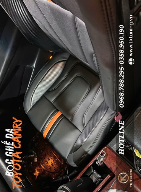 Bọc Ghế Da Nappa Cho Toyota Camry Tại HCM