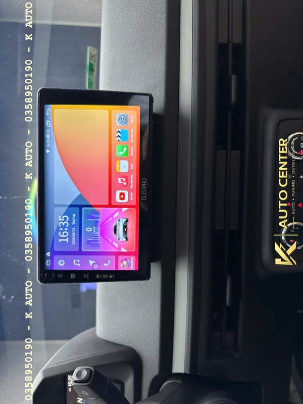 lap man hinh android cho xe vf2/minio green