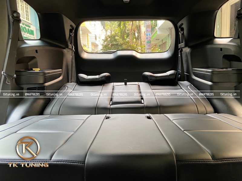 Độ Ghế Băng 2 Ngã Thành Giường Cho Xe Ford Everest | Ngã 180 Độ
