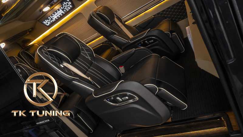 độ ghế limousine cho xe oto