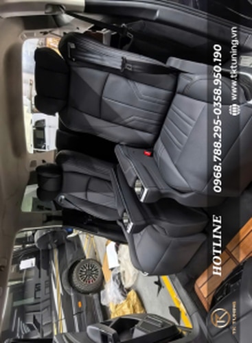 ghe limousine được thay bằng 2 ghế độc lập