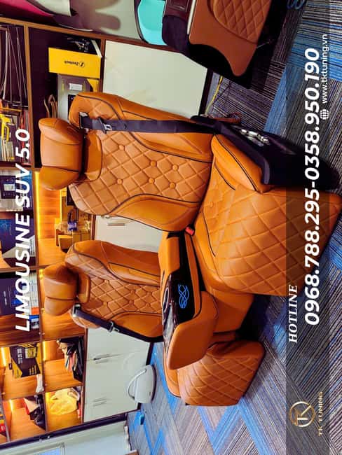 Top Mẫu Ghế Limousine Mới Nhất Cho Ford Everest Tại TKTuning
