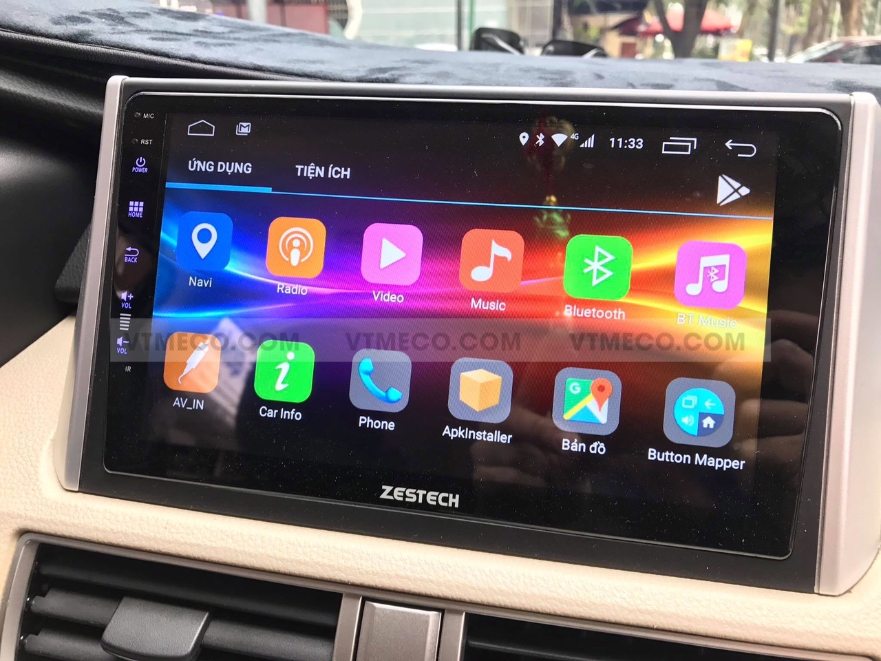 màn hình dvd zestech z500 cho xe ford focus