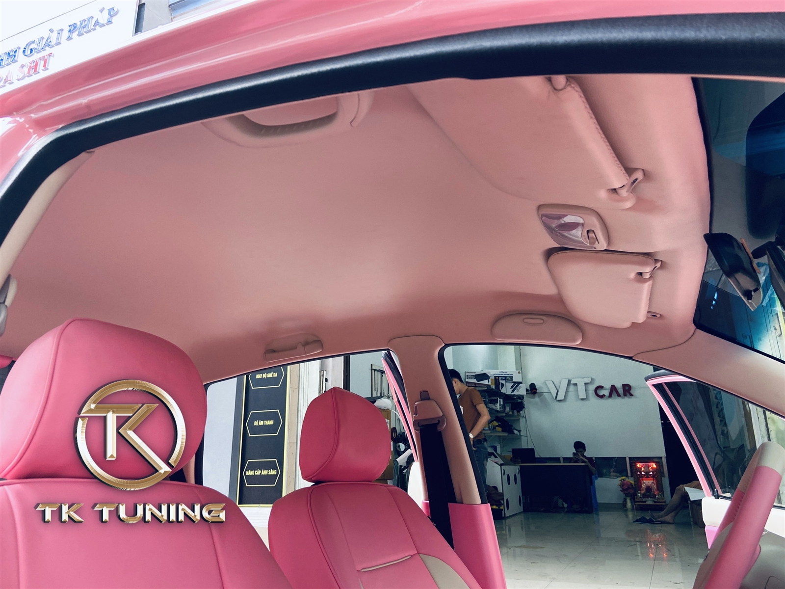 độ nội thất xe kia morning